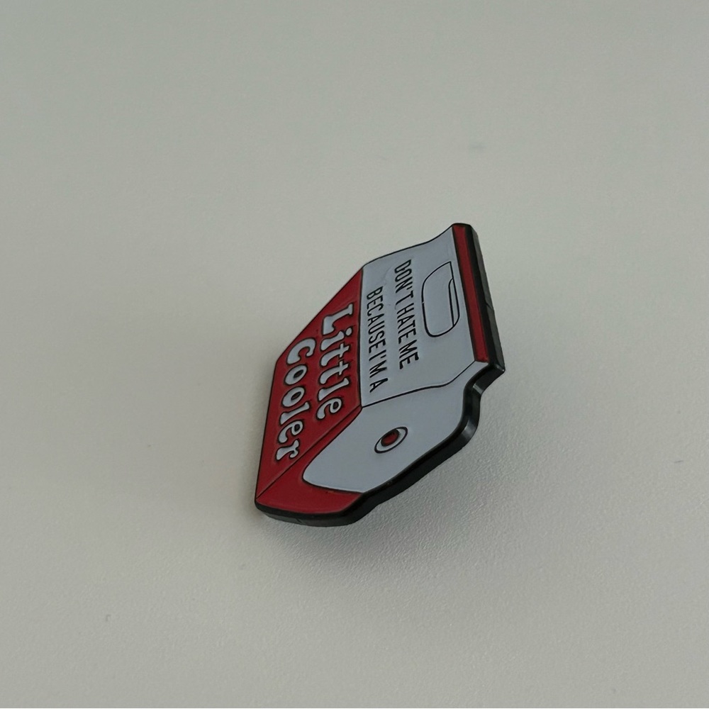 Cute Cooler Enamel Pin- Decorate your jeans jacket! - Picture 4 of 9